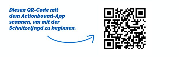 QR-Code zum Starten der Schnitzeljagd